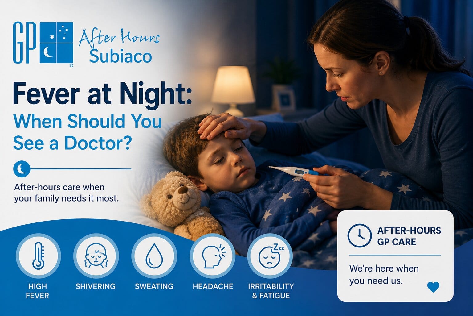 fever at night