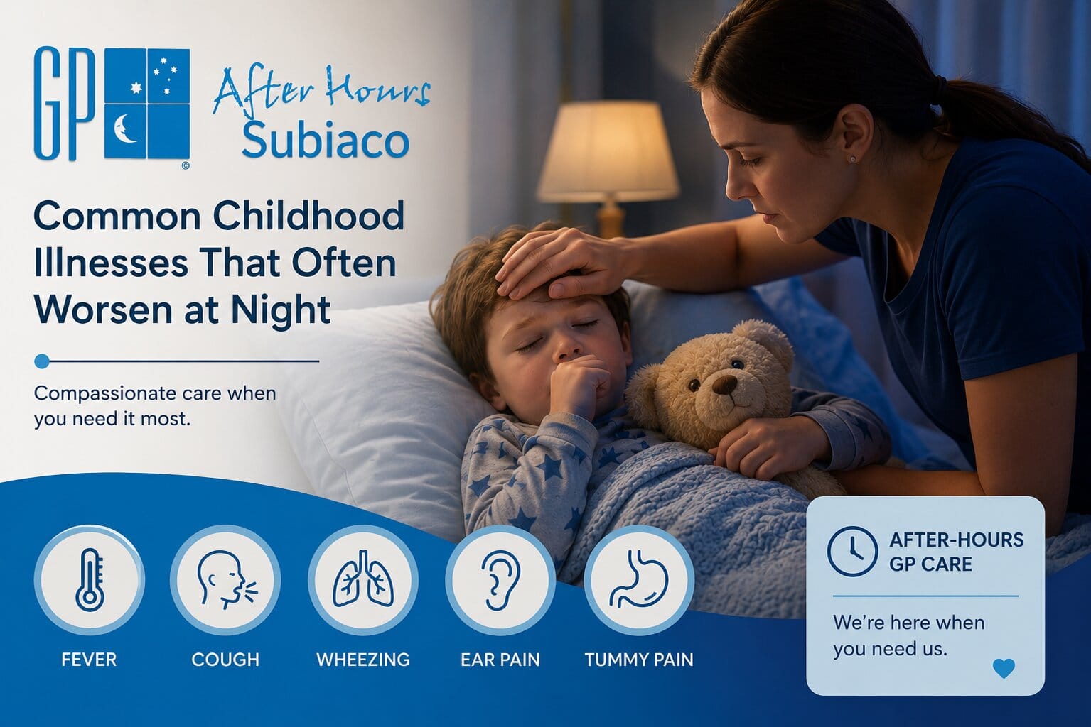 childhood illnesses that worsen at night